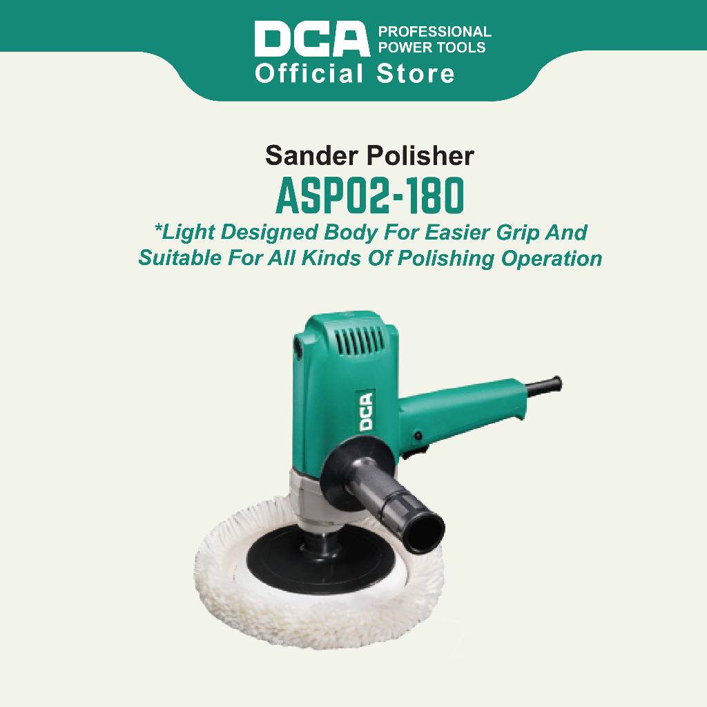 DCA Sander เครื่องขัดความเร็วตัวแปร (7") ASP02-180/S1P-FF02-180