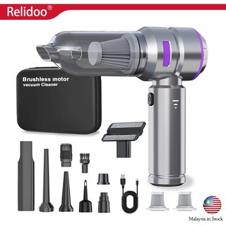Car Vacuum Cleaner Powerful 22000PA German Brushless Powerful Long Duration Compressed Air Duster & Air Blower & Pump