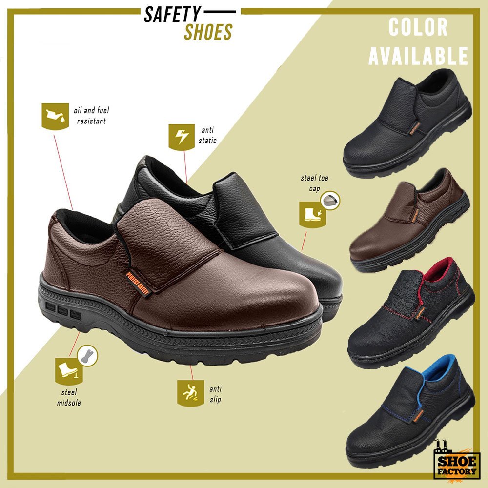รองเท้านิรภัย Low Cut ผู้ชายผู้หญิง Safety Boot Rubber Kasut Safety Sarung Lelaki Perempuan