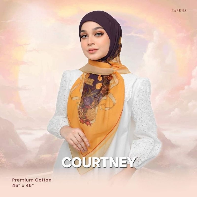 ผ้าฝ้าย BAWAL FAREHA (Courtney)