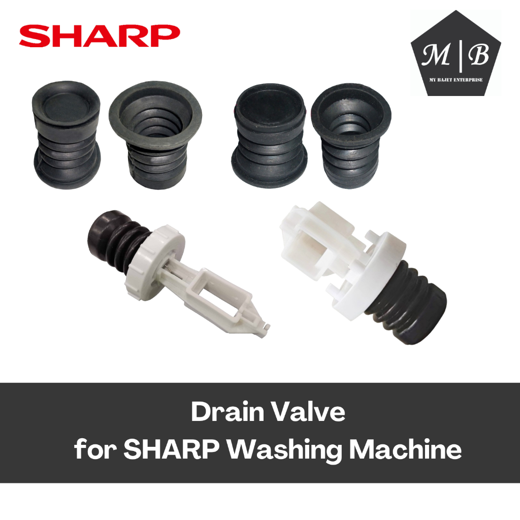 ท่อระบายน้ําวาล์ว/บรรจุวาล์วสําหรับ SHARP เครื่องซักผ้า EST1016 EST1216 EST1416 EST7015 ES-T708