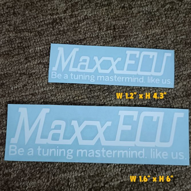 มอเตอร์สติ๊กเกอร์ & kereta = maxxECU