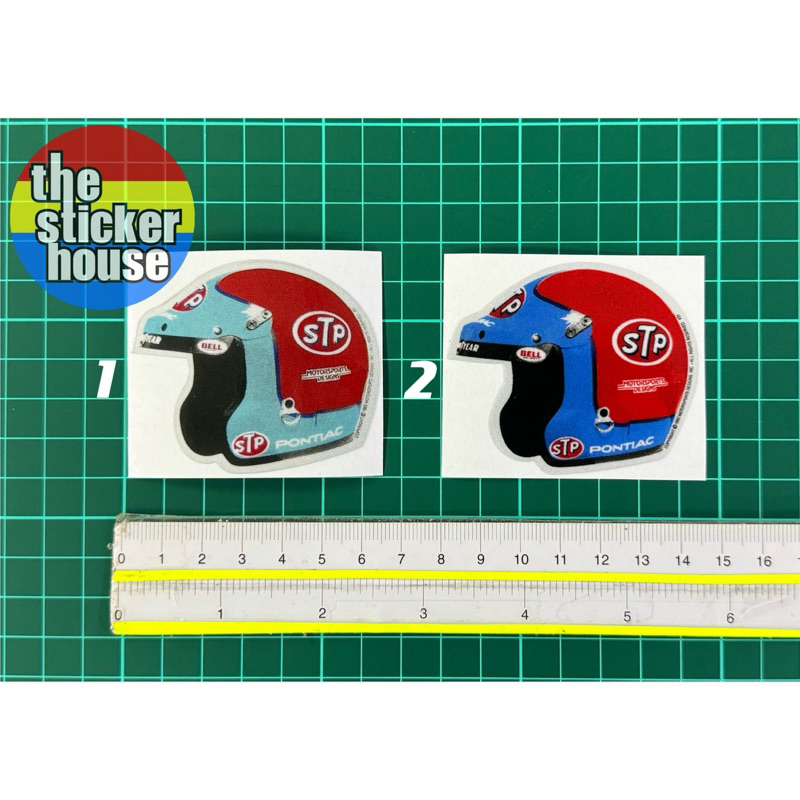 STP HELMET STICKER (2 COLOUR AVAILABLE) สติ๊กเกอร์พิมพ์ลามิเนต
