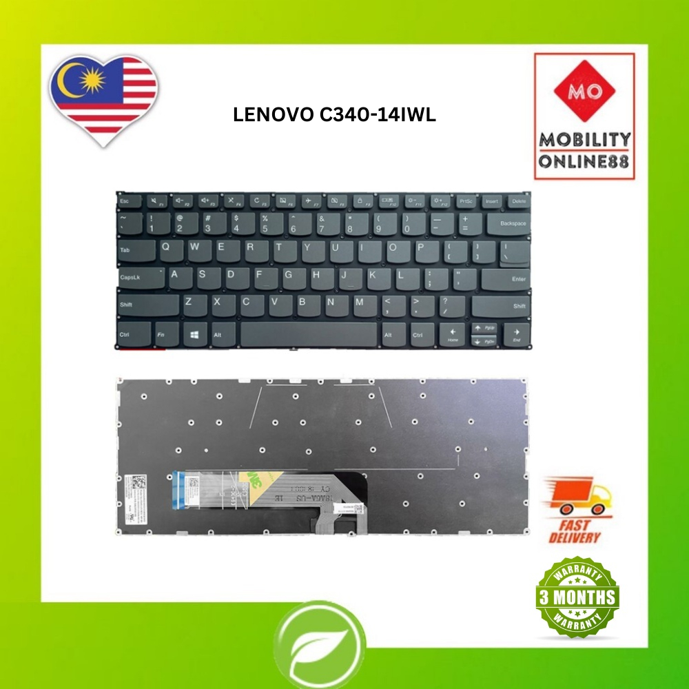 Lenovo C340-14IWL 13S-IWL 14S-IWL 14-IIL 14-IML C340-14API C340-14IML 530-14IKB 14-IWL พร้อม BACKLIG