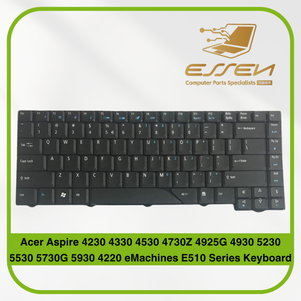 แป้นพิมพ์ทดแทนสําหรับ Acer Aspire 4230 4330 4530 4730Z 4925G 4930 5230 5530 5730G 5930 4220 eMachine
