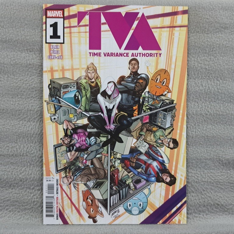 TVA 1 (Marvel Comics) Katharyn Blair, Pere Perez (FIRST Issue) Key Issue: แอพที่ 1