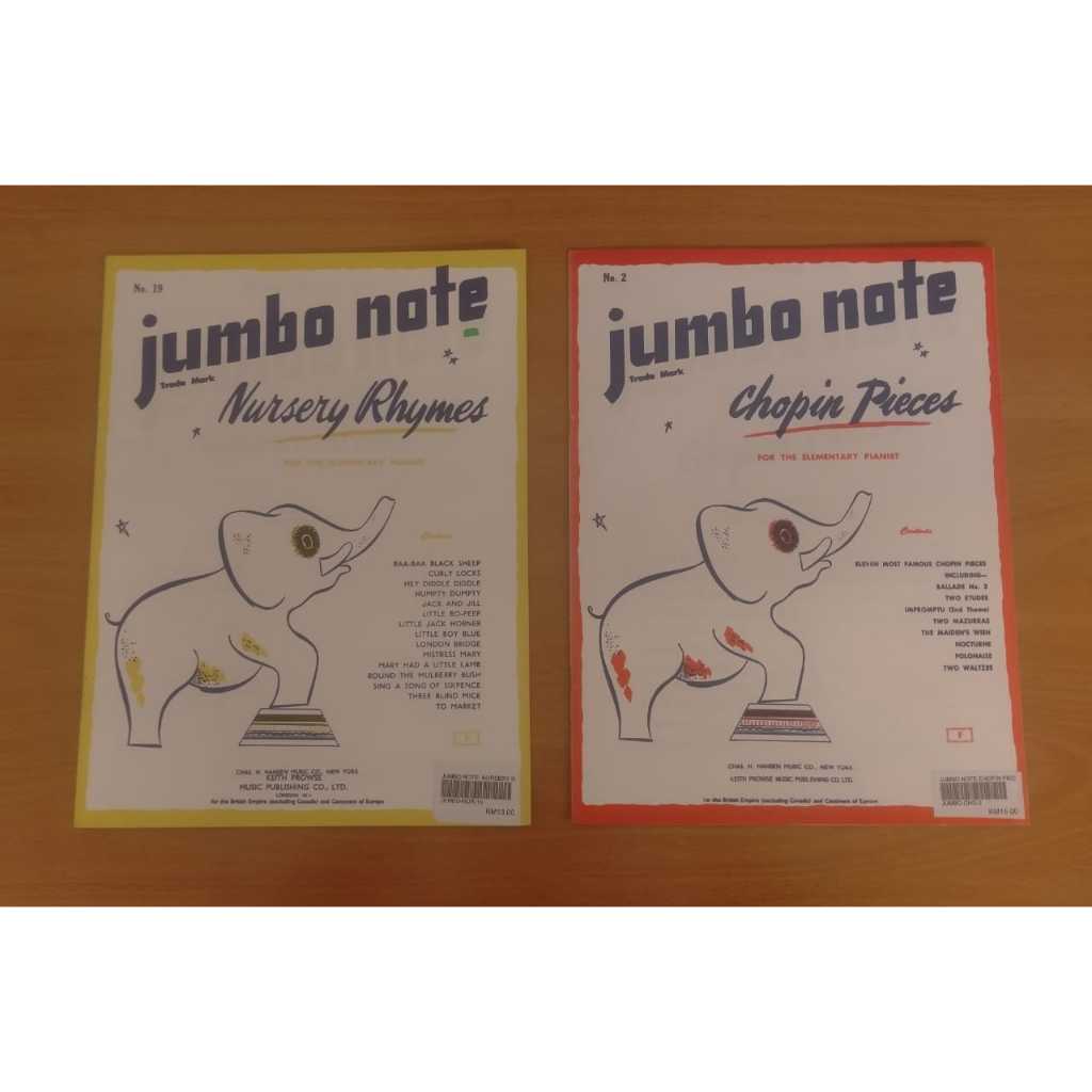 โน้ตจัมโบ้: Chopin Pieces & Nursery Rhymes