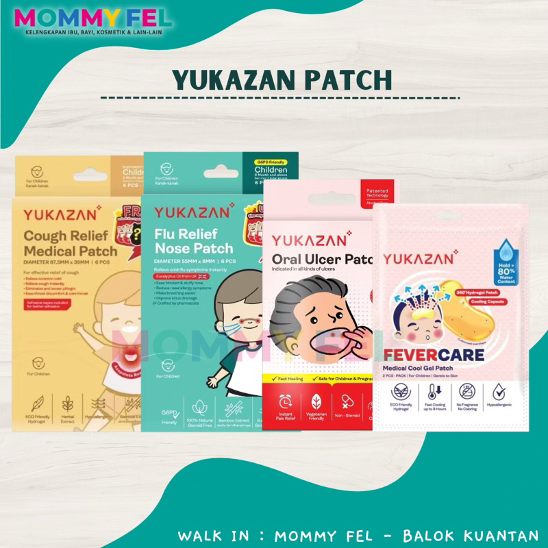 YUKAZAN ORAL PATCH COUGH PATCH FLU PATCH FEVER CARE