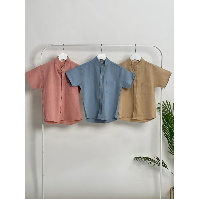 Kids Boy Fashion Kemeja Cotton