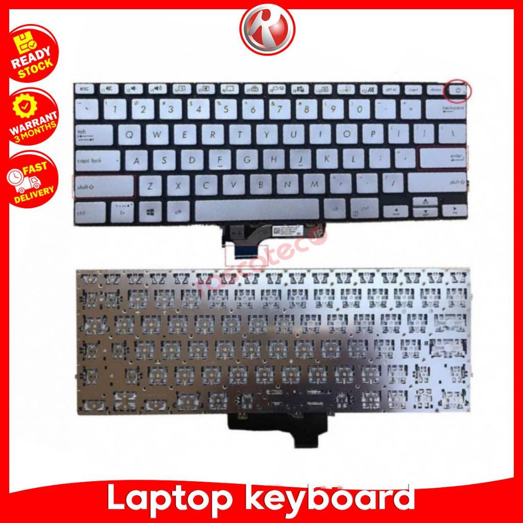 Asus VivoBook S14 X431 X431FAC UX431 UX431U UX431F V431 K431 S431 U4500F S4500 แป้นพิมพ์แล็ปท็อป