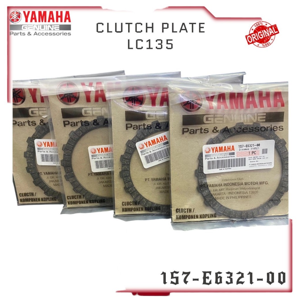 YAMAHA LC135 CLUTCH PLATE 1S7-E631-00 CLUTCH PLATE FRICTION PLATE CLUTCH DISK V1 V2 V3 V4 V5 V6 V7 V