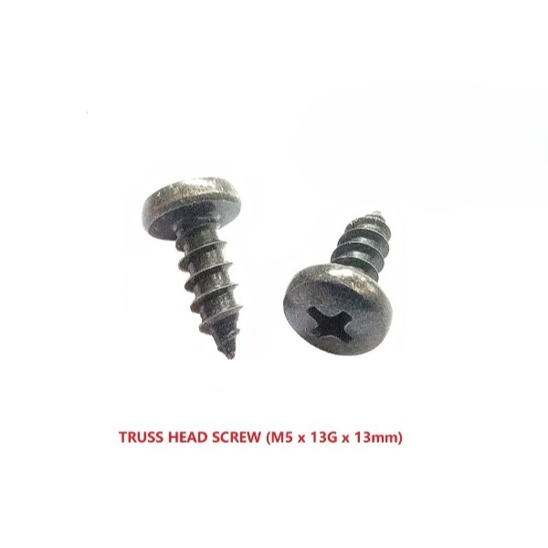 10PCS TRUSS HEAD SCREW (M5 x 13G x 13mm)