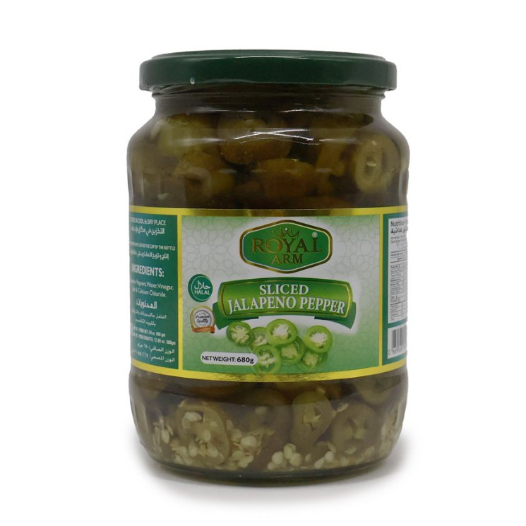 ROYAL ARM SLIED JALAPENO PEPPER {680g, 340g} Premium Quality
