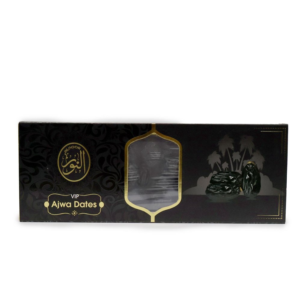 ALNOOR AJWA DATES VIP ,HIGH QUALITY TASTY DATES/KURMA { 250G/ 500G/ 1KG }