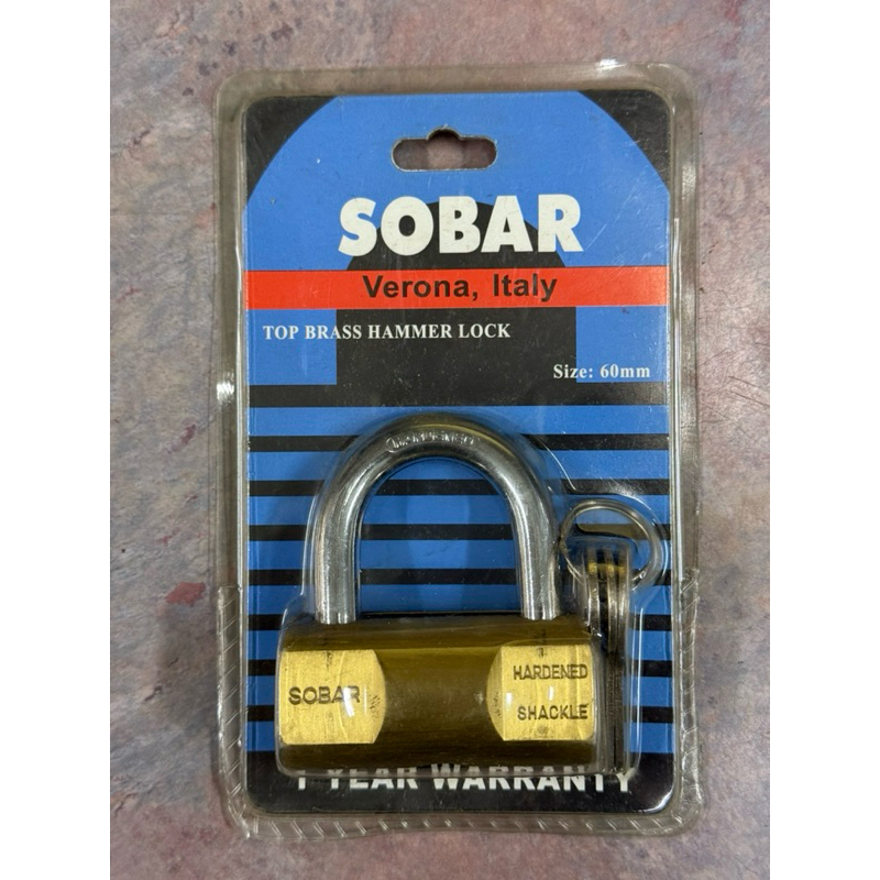 Sobar Top ค้อนทองเหลืองล็อค 60 มม.70 มม.ประตูล็อค Kunci Padlock