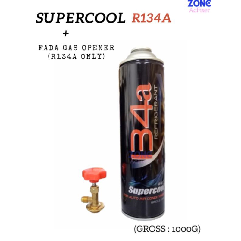 ซุปเปอร์คูล R134a สารทําความเย็น (1000g)
