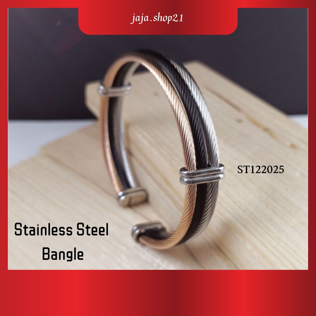 | กําไลข้อมือแฟชั่นสแตนเลส 316 | 316 สแตนเลส时尚手环 | กําไลข้อมือ Gelang Tangan สแตนเลส 316