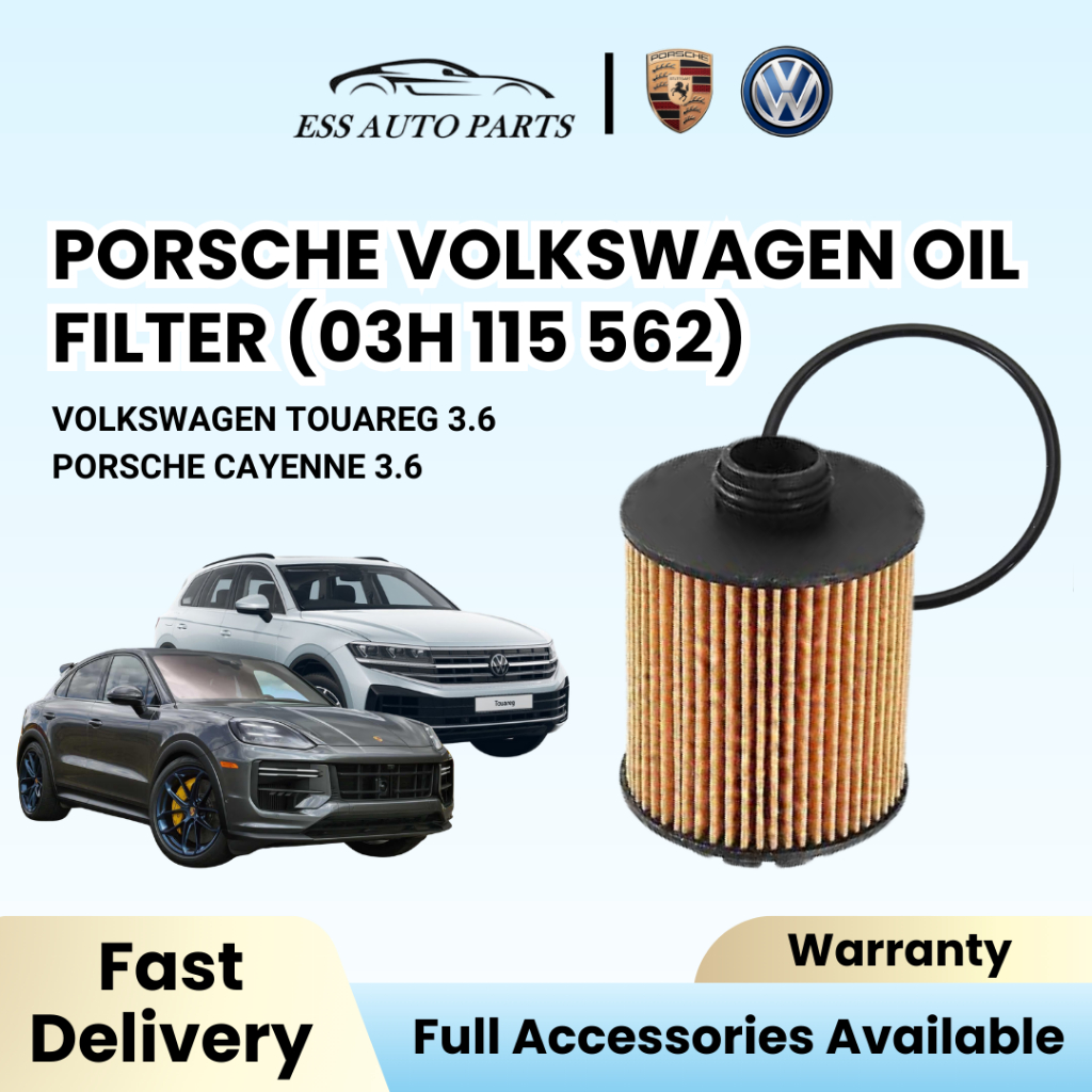 ESS Volkswagen Touareg 3.6 / Porsche Cayenne 3.6 กรองน้ํามันเครื่อง (03H 115 562)
