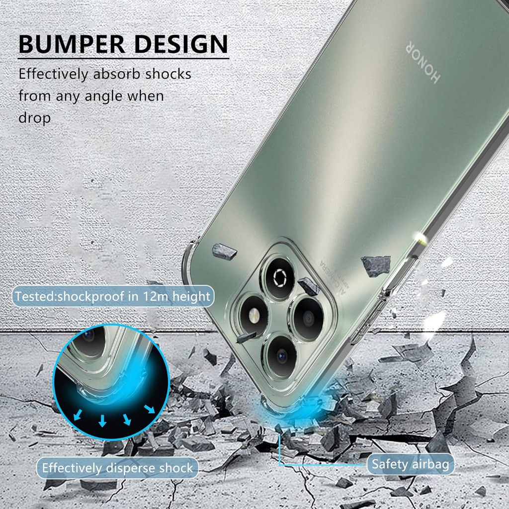 Honor X6B / Honor X5B X5B Plus เคสซิลิโคน TPU ใสใส