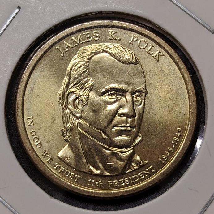 USA 11th President 1 Dollar 1845 -1849