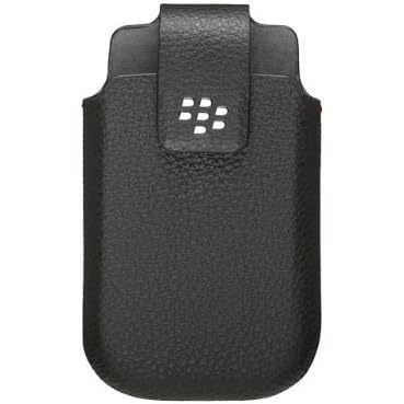 Blackberry Curve 9300/8520/8500 ซองหนังหมุน-สีดํา