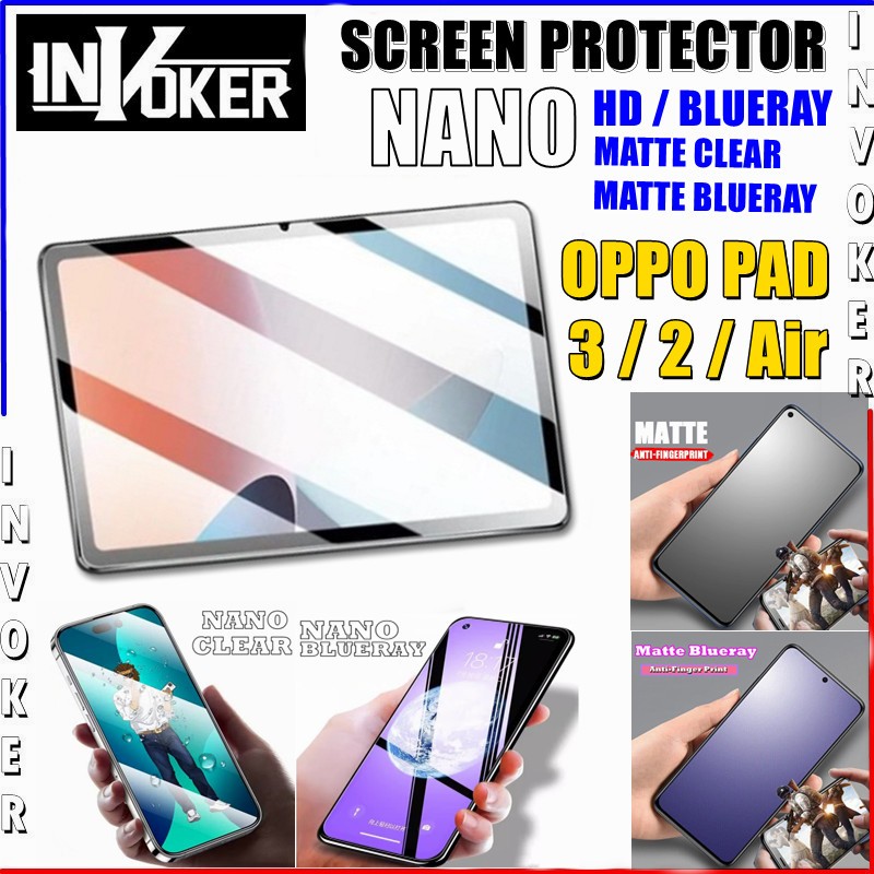 OPPO PAD 5 / Pad SE / Pad 3 / Pad 2 / Pad Neo / Pad Air 2 / Pad Air / Nano Screen Protector