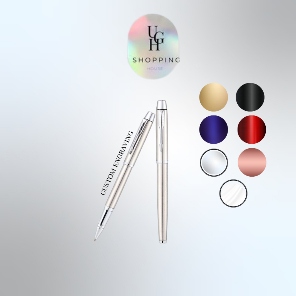 UGH ส่วนบุคคล Custom Engrave Exclusive Ball Point ปากกาโลหะ 0.5 มม. FOC กล่องพิเศษ HADIAH