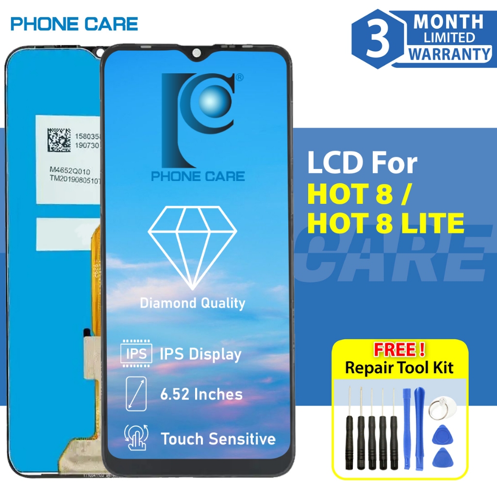 Lcd สําหรับ Infi Hot 8 X650c / Hot 8 Lite X650 / Tecno Spark 4 Kc8 Kc2j Kc2 / Camon 12 Cs7s (พร้อมจอ