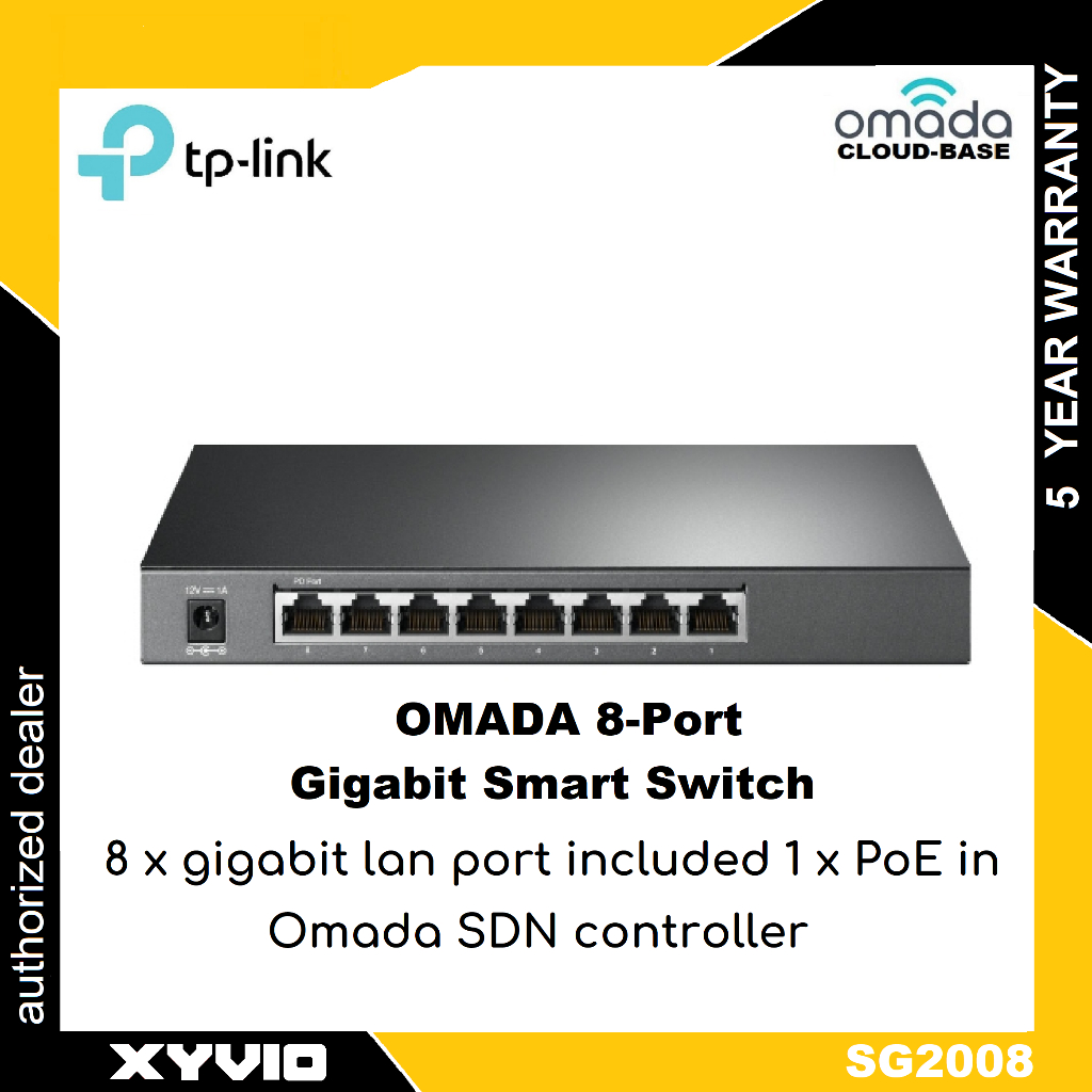 TP-LINK SG2008 / SG2218 / SG3428 / SG3428X Omada Cloud-Base 24-Port Gigabit NON-PoE SG2218 SG2008