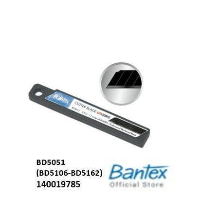 BANTEX BD5051 PRO-COOTTER BLADE-R 9MM-13B(PK5)สีดํา-140019785