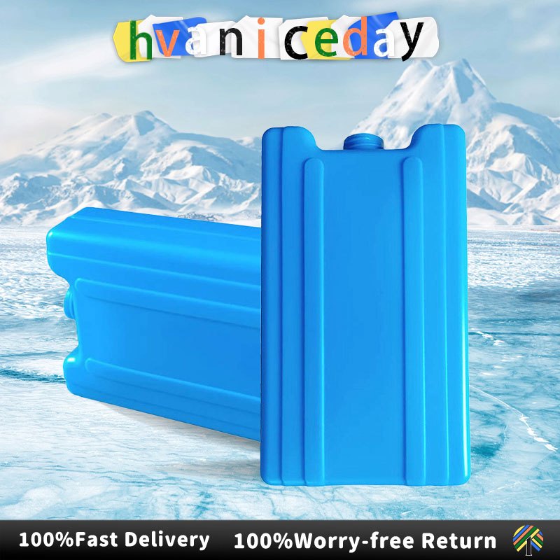 4pcs/400ml ตู้แช่แข็งแพ็ค Ice Gel Ice Block Reusable Ice Box Storage Cold Chain การขนส่ง Kotak Krist