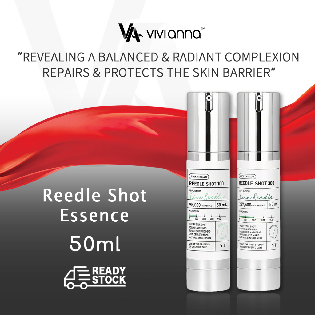✴️5.5 ️เกาหลี VT Reedle Shot 100 300, Kbeauty VT Micro Needling, VT Glass Glow Skin Booster, VT Skin