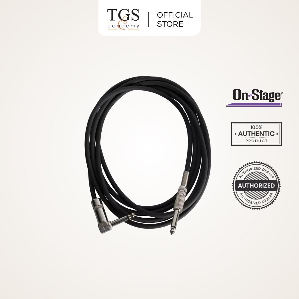 On-Stage IC-10R สายกีต้าร์ / เครื่องดนตรี QTR มุมขวา-QTR (10ft)