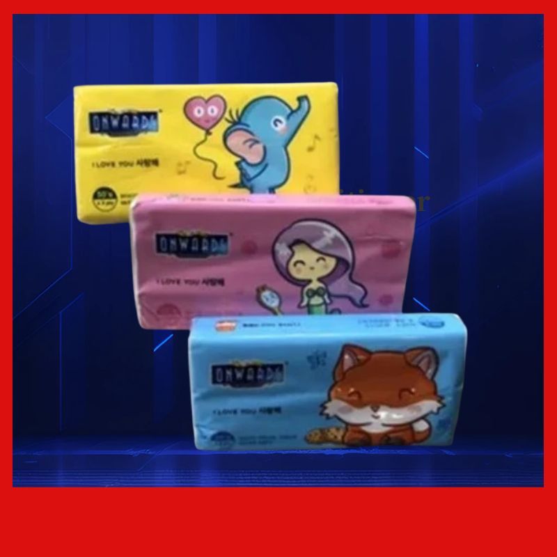 ONWARDS FACIAL TISSUE 3PLY 50SHEETSX3