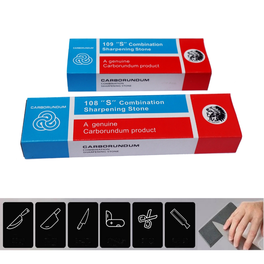 มีด Sharpening Stone คุณภาพ Carborundum 6 "และ 8 "Carborundum Sharpening Stone Bau Asah Carborundum