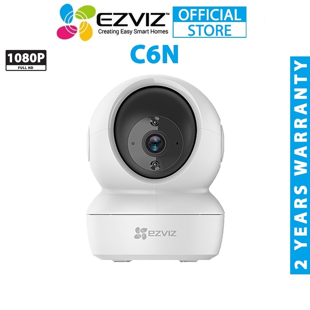 EZVIZ C6N 1080P / 2K Night Vision สมาร์ทติดตามกล้องรักษาความปลอดภัยในร่ม Wifi กล้องวงจรปิด
