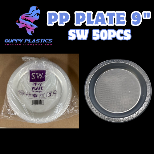 SW PP PLATE 9 50 ชิ้น