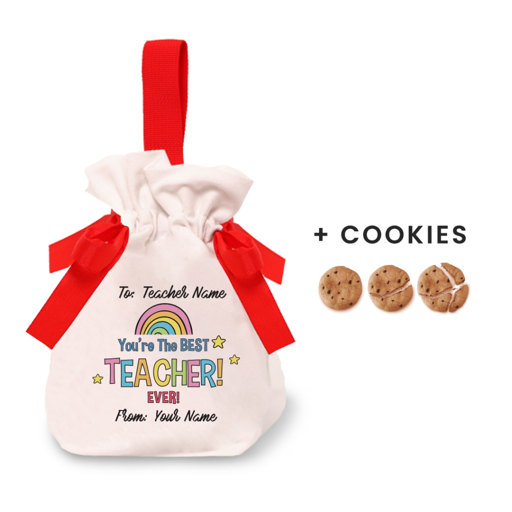 FAMSY Teachers Day 2025 - Teacher Quote 2 - Teacher Treat Pouch Bag Set (กรุณาส่งชื่อและผู้รับส่ง)