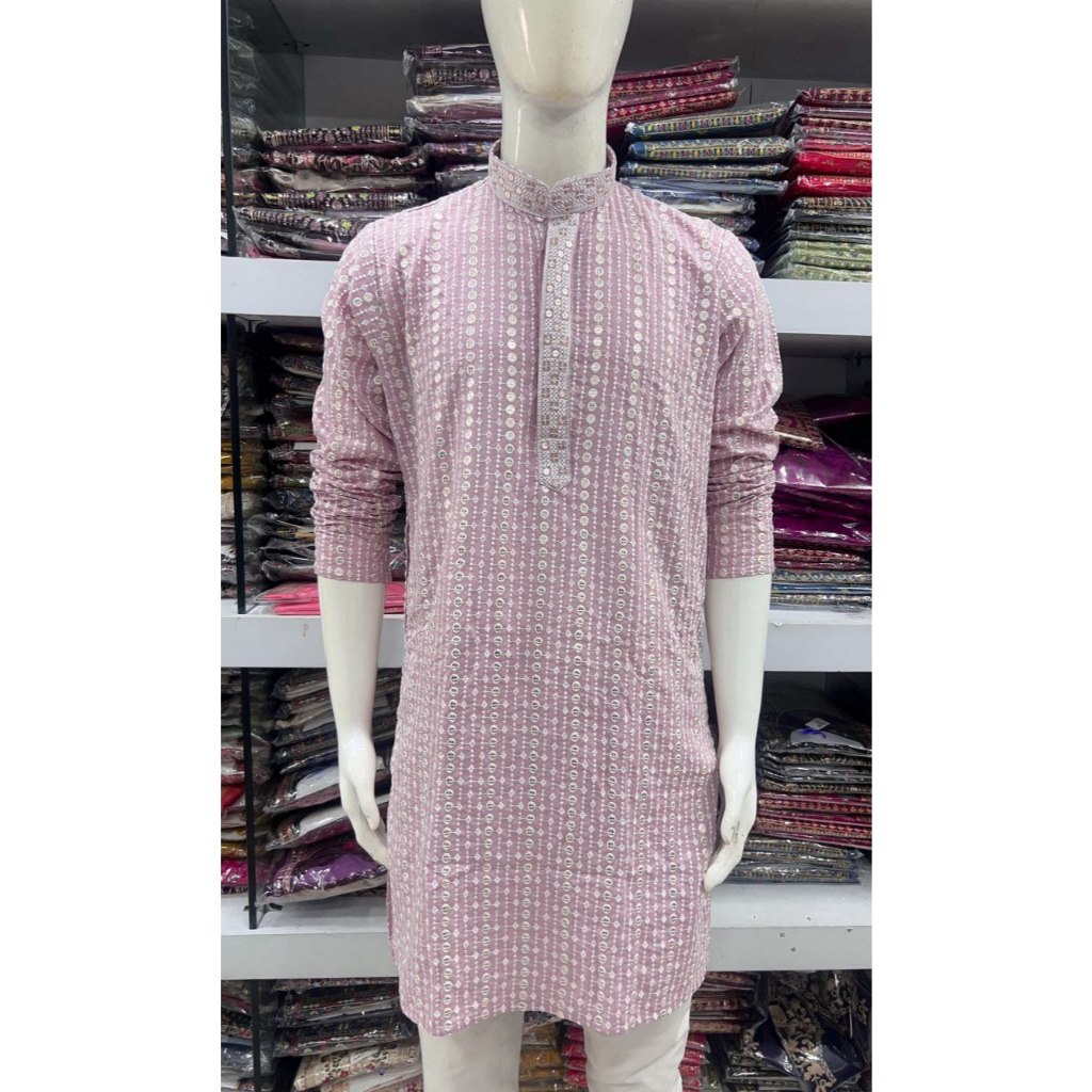 NEW ARRIVALS PREMIUM DESIGNER PARTY WEAR RAYON WITH EMBROIDERY SEQUENCE WORK (M TO 2XL)