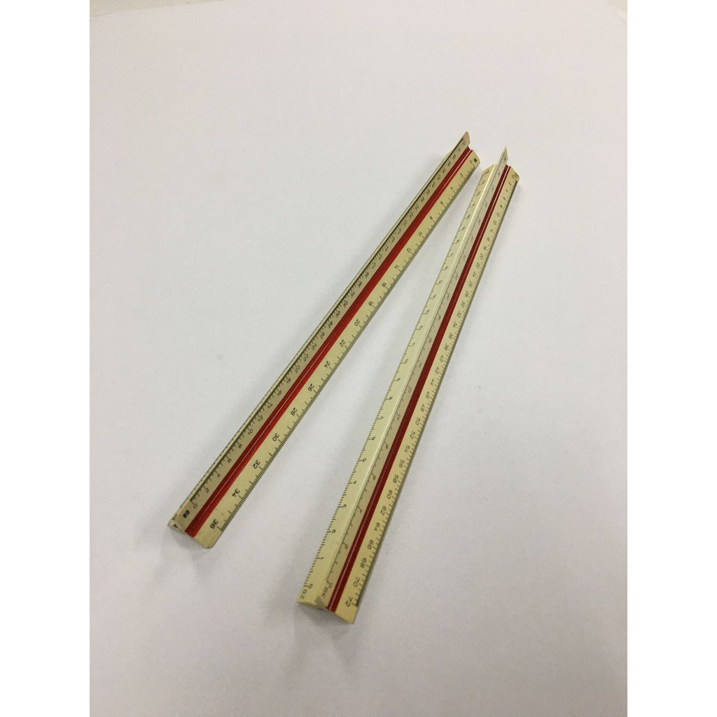 TRIANGLE RULER ARCHITECT ENGINEER DRAFTING MEASURING เครื่องมือ