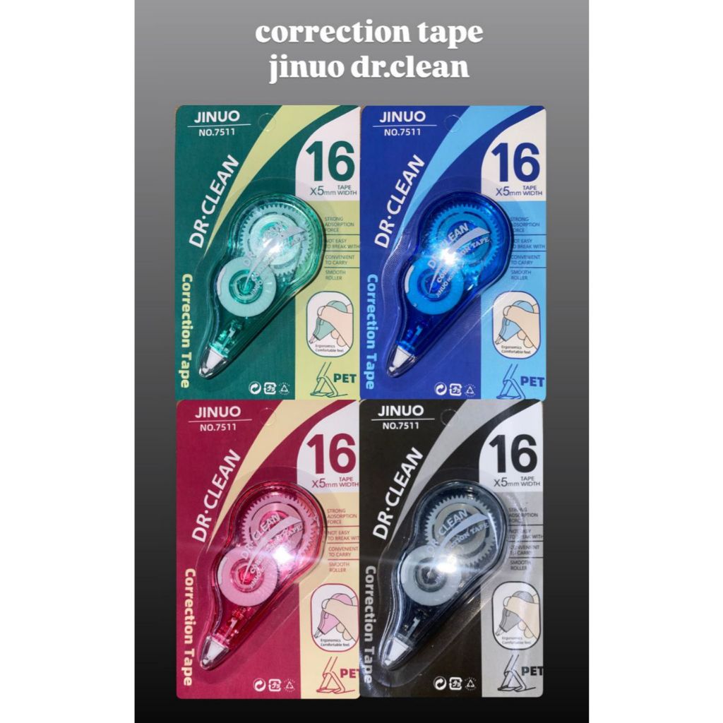 เทปหมุนเวียน JINUO DR.CLEAN 16X5 MM 7511