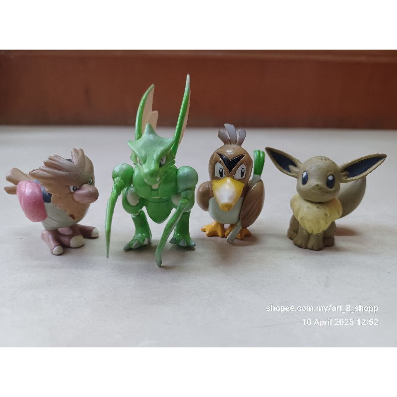 Pokemon Tomy - Scyther, Spearow, Farfetchd และ Eevee