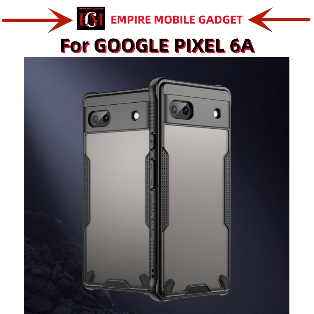 GOOGLE PIXEL 6 / PIXEL 6A / PIXEL 6PRO Translucent Acrlic Matte Rugged Shield Case