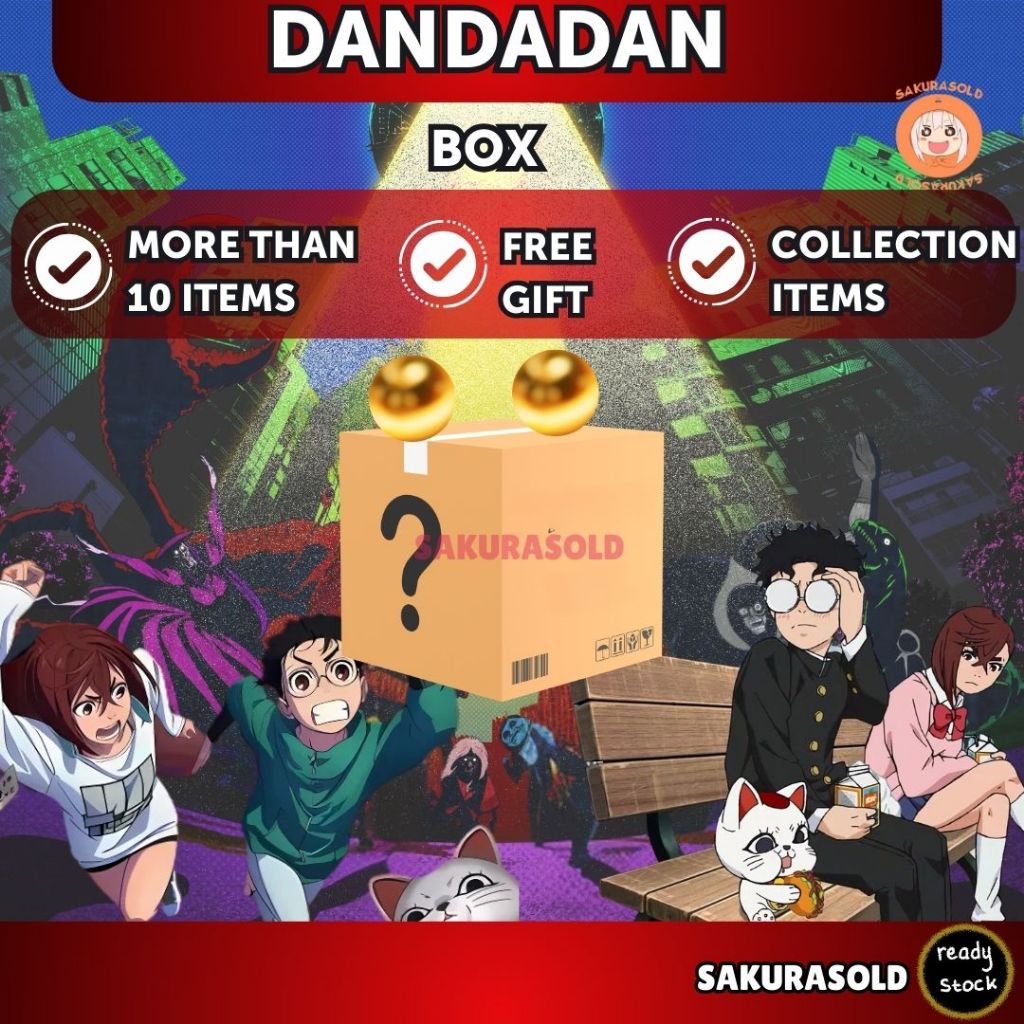 Dandadan Box Anime Dandadan สติกเกอร์อะนิเมะกล่อง Momo Ayase Okarun Turbo Granny Ken Takakura Dandad