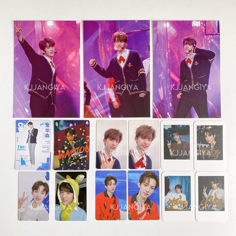 青五 3 华春森 YOUTH WITH YOU S3 Chang Huasen WASTON อย่างเป็นทางการ Photocard SPOTLIGHT นิตยสาร