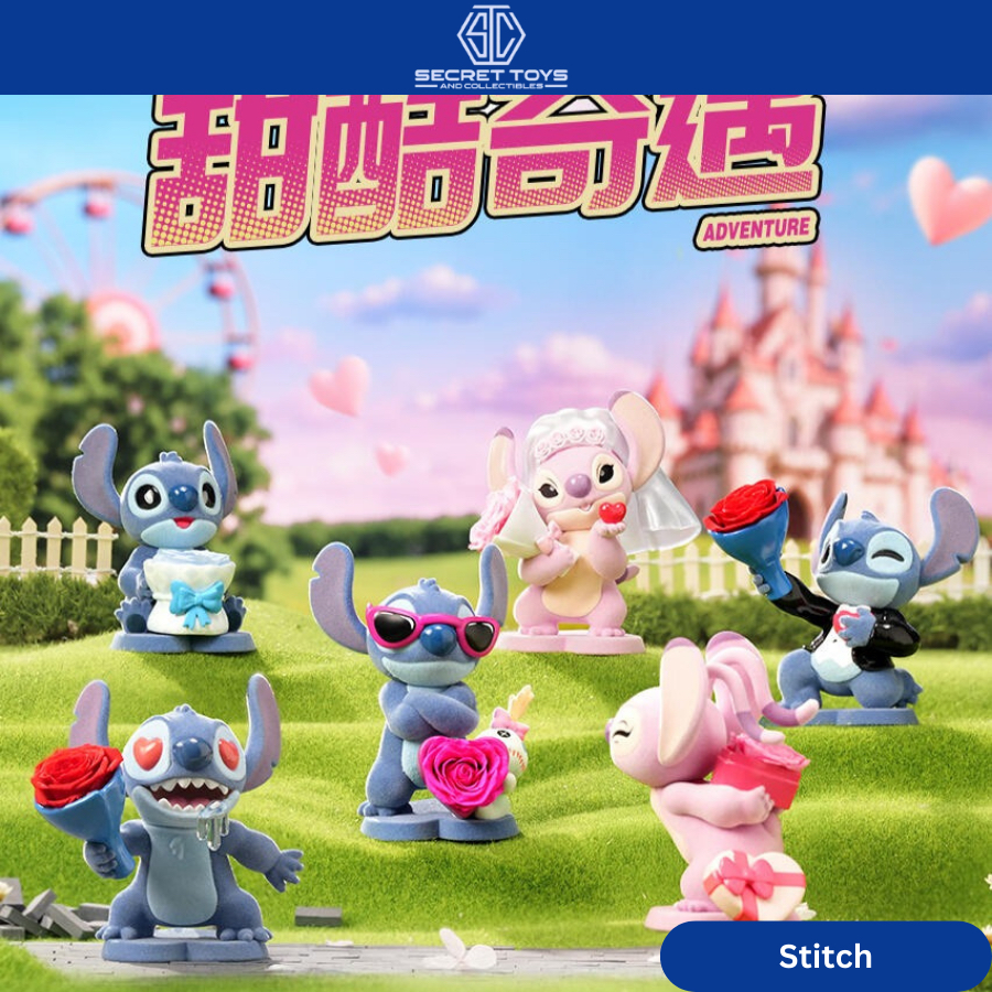 Bestine Stitch Sweet & Edgy Adventure ดอกไม้ที่เก็บรักษาไว้กล่องตาบอด STEEL迪奇 ซีรีส์甜 生 ดอกไม้