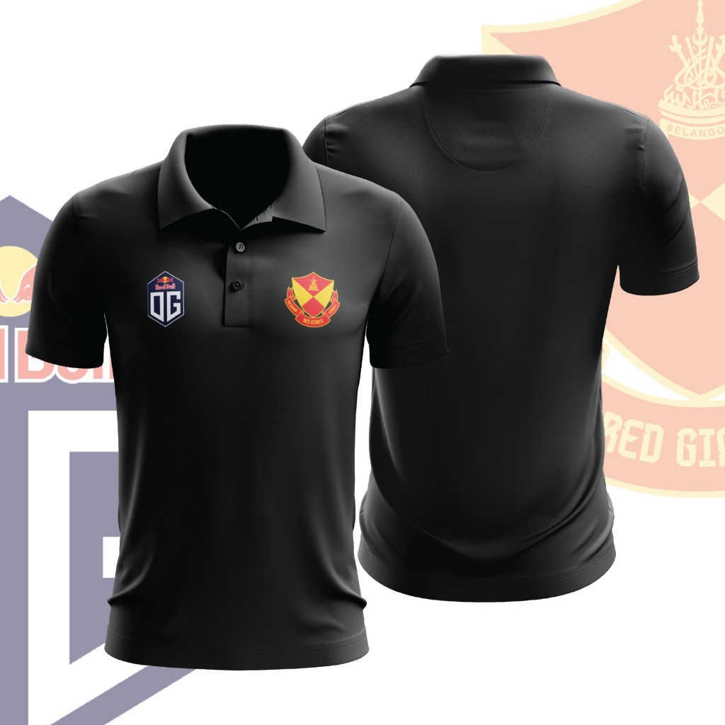 SRG OG Jersey SRG OG Baju Polo Microfiber Tshirt Selangor Red Giant Collar Polo เสื้อ Unisex Baju