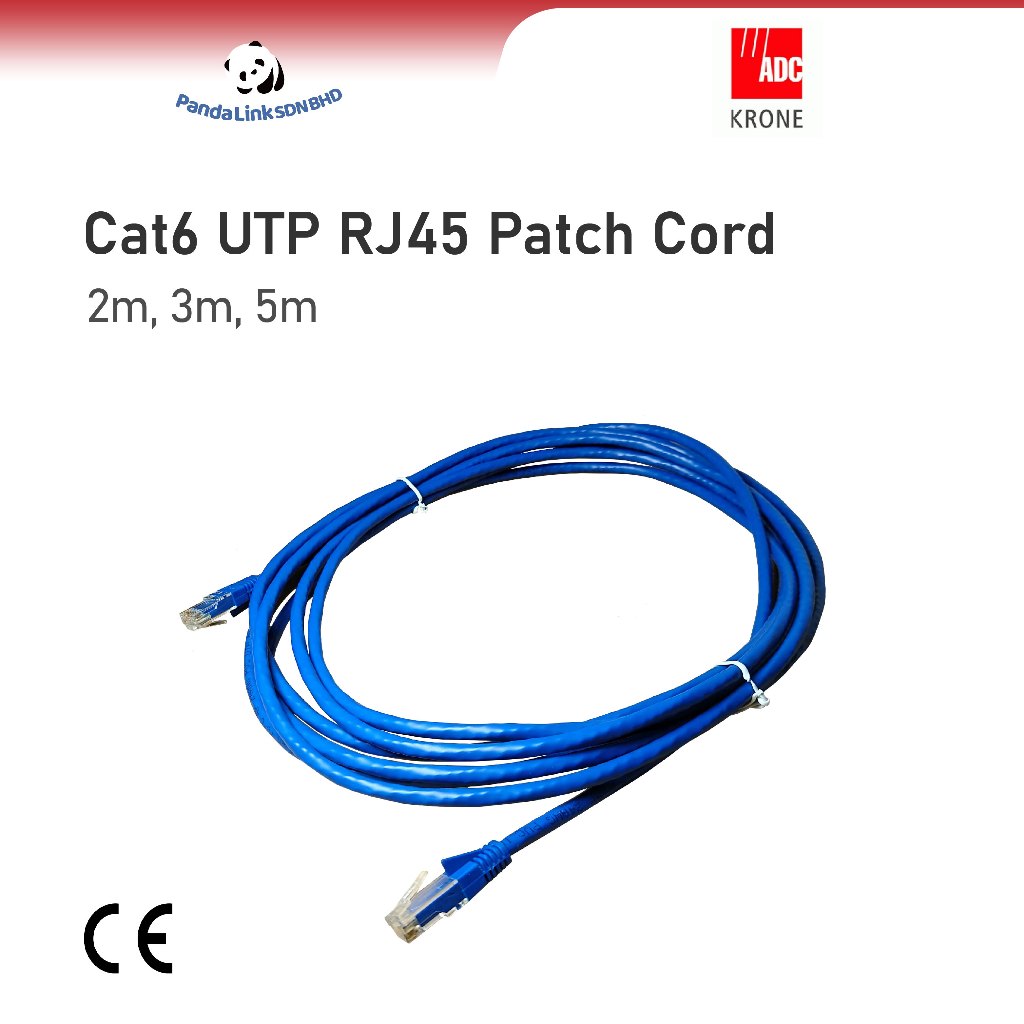 สายแพทช์ ADC KRONE CAT6 UTP RJ45