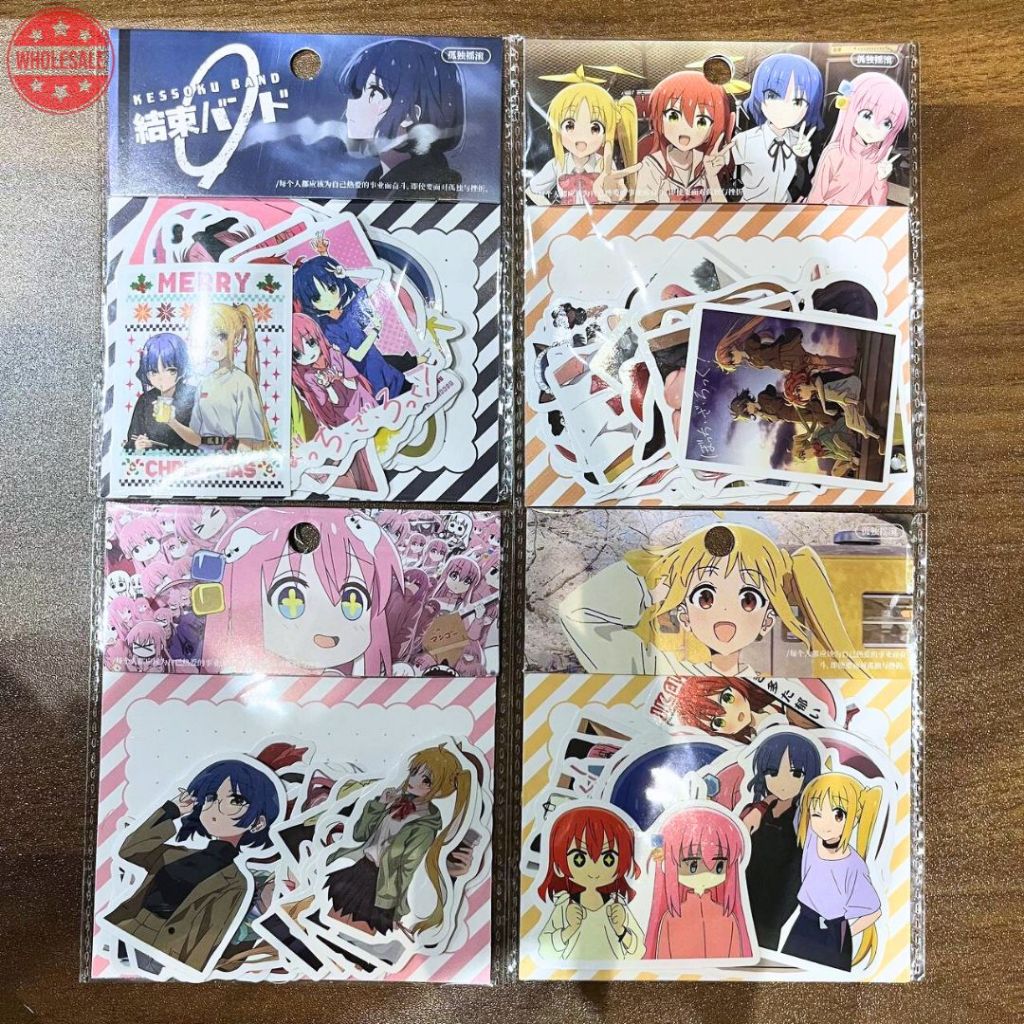 25 ชิ้น-32 ชิ้น Bocchi The Rock อะนิเมะ Kawaii น่ารัก Grafitti สติกเกอร์สําหรับตกแต่ง DIY