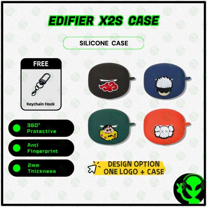 Edifier X2S กรณีหูฟังไร้สายเปลือกป้องกันซิลิโคนนุ่มกรณีหูฟังสําหรับ Edifier X2s